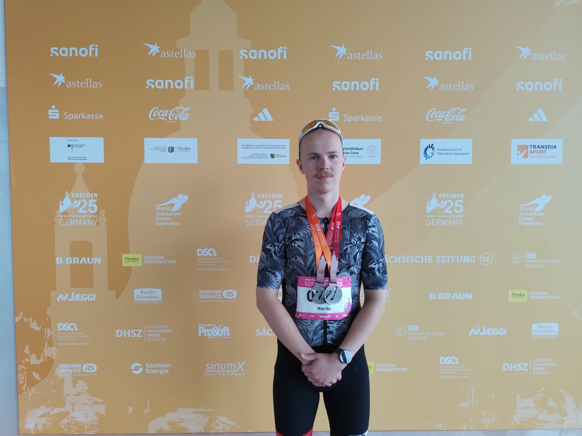 Dredenissä osallistuin kahteen lajiin, niistä hopeamitalit. Kuva: Suomen Paraolympiakomitea. (Klikkaa kuvaa juttuun:)