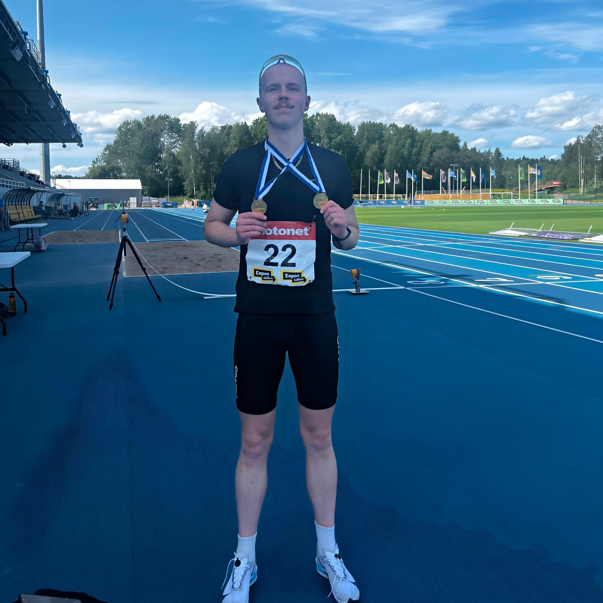 31.7.-1.8.2026, Parayleisurheilun SM, Espoo. 1500m 5:21:40. 5000m 20:00:29. Molemmista kultaa.
