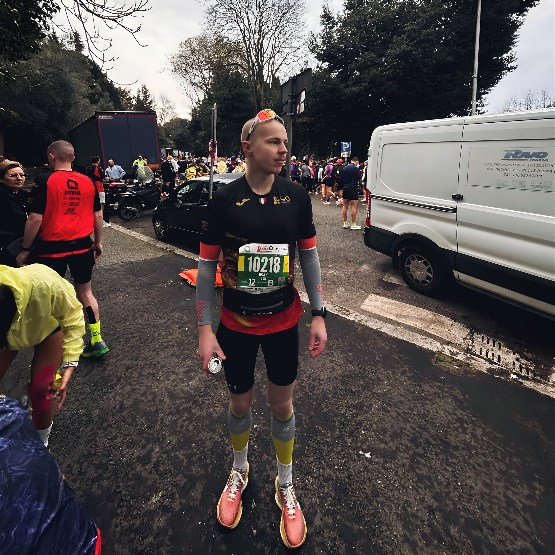 22.3.2026. Marathon. Rooma, Italia. Tavoitteena nauttia ekasta maratonista kokemuksena ja päästä alle 3h40min. Juoksu kulki hyvin ja tulos 3:33:46.